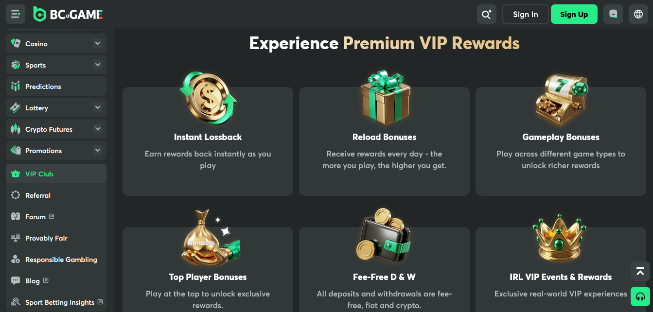 BC.Game Vip Club